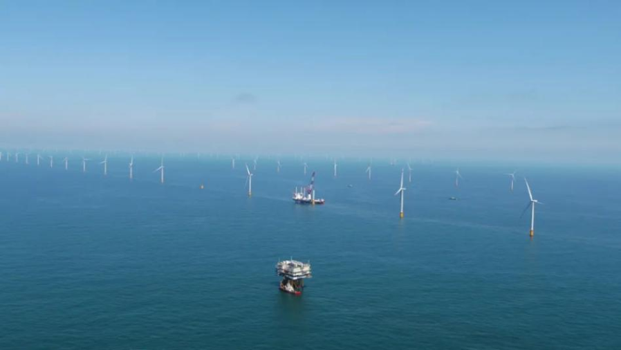 江蘇如東H6、H10兩座海上風(fēng)電場迎來全機(jī)組全容量并網(wǎng)后首次滿發(fā)