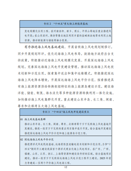 發(fā)改委、能源局等九部委聯(lián)合印發(fā)發(fā)布“十四五”可再生能源規(guī)劃！