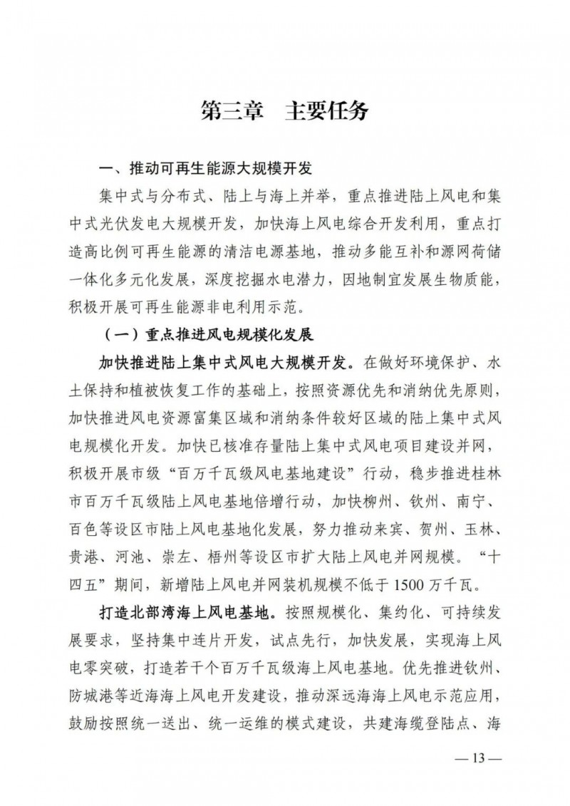 廣西“十四五”規(guī)劃：大力發(fā)展光伏發(fā)電，到2025年新增光伏裝機15GW！
