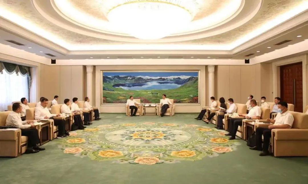 中國能建黨委書記、董事長宋海良拜會吉林省委常委、長春市委書記張志軍