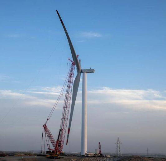 深耕大西北，H171-4MW分散式風電項目成功首吊!