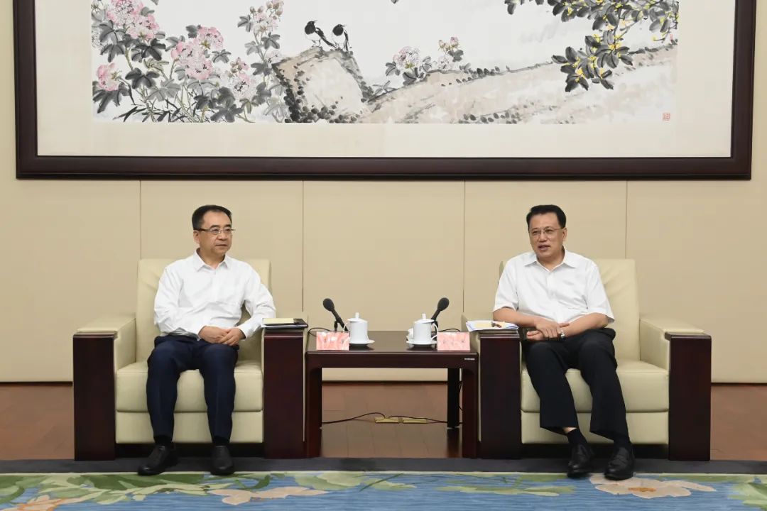 大唐集團公司黨組書記、董事長鄒磊拜會浙江省委書記、省人大常委會主任袁家軍