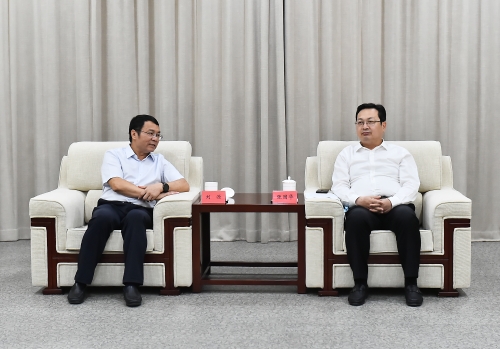 劉源拜會河北省委常委、副省長，雄安新區(qū)黨工委書記、管委會主任張國華