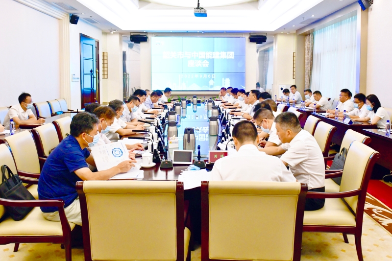 孫洪水與韶關(guān)市委書記、市長(zhǎng)陳少榮會(huì)談