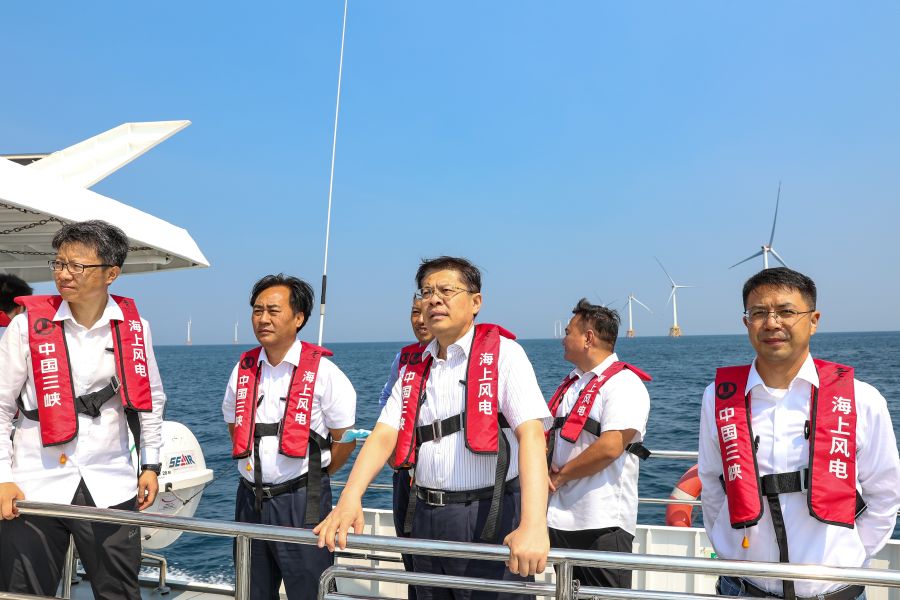韓君赴廣東陽江、福建福州調(diào)研三峽集團(tuán)海上風(fēng)電項目
