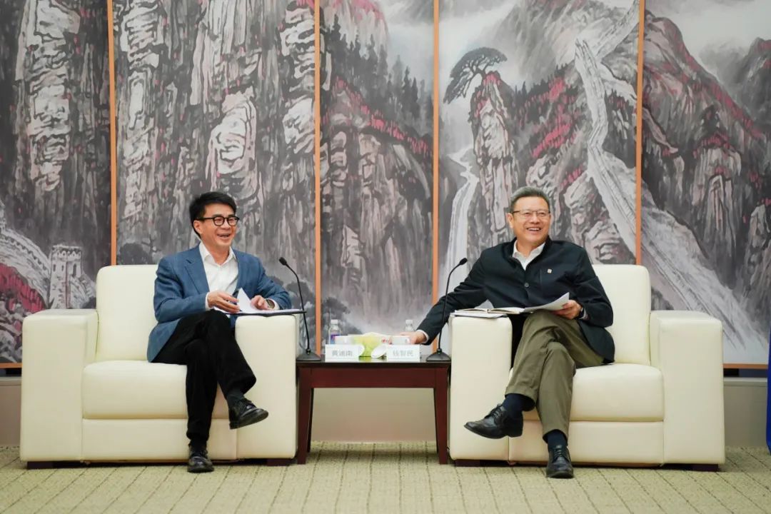 國家電投黨組書記、董事長錢智民會見申能集團(tuán)黨委書記、董事長黃迪南