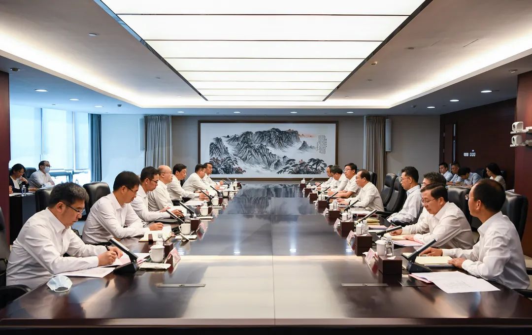 華電集團(tuán)黨組書記、董事長江毅與河北省委副書記、省長王正譜舉行會談