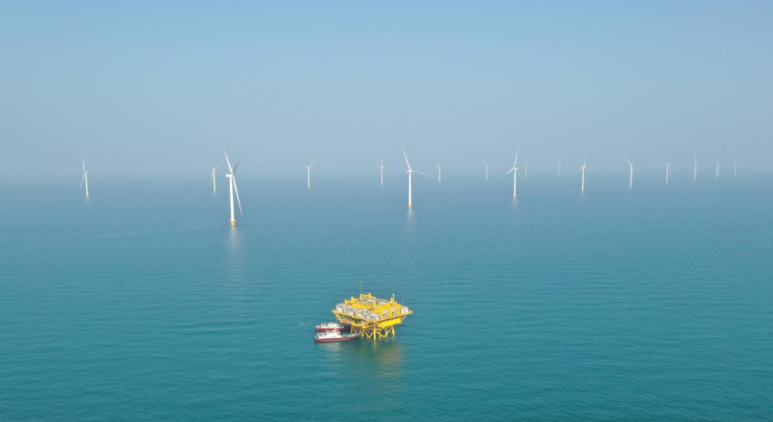 山東首個百萬千瓦級海風基地！國家電投半島南U1一期并網發(fā)電