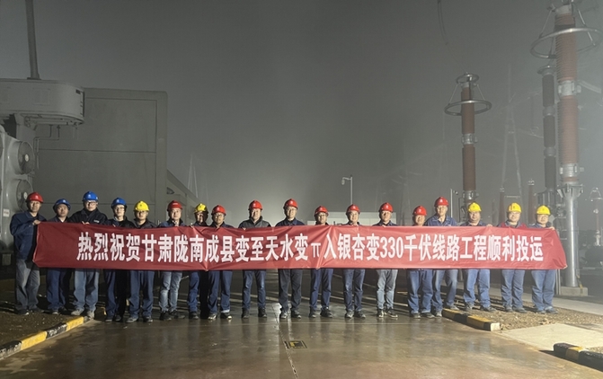 國網(wǎng)隴南供電公司首個完全自主管理的330千伏項目全面竣工投運(yùn)