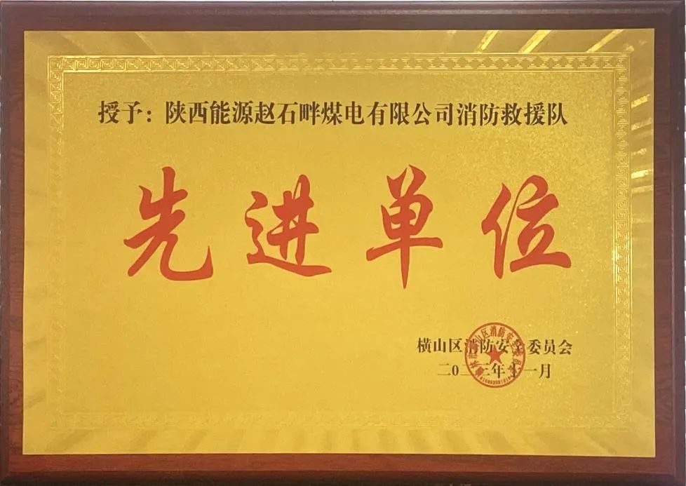 優(yōu)秀！再續(xù)輝煌！陜投集團(tuán)趙石畔煤電消防工作又獲表彰