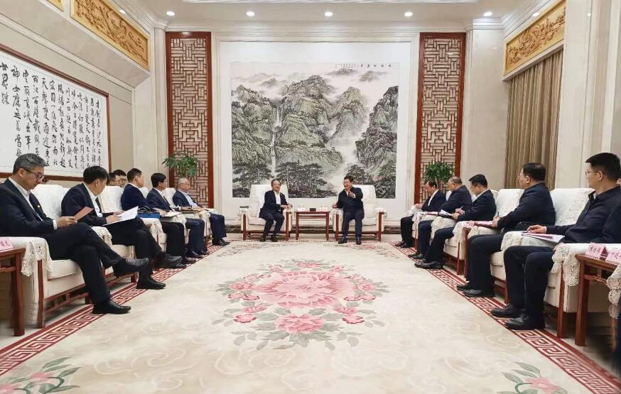 吳云拜會(huì)湖北省政府副省長、黨組成員盛閱春